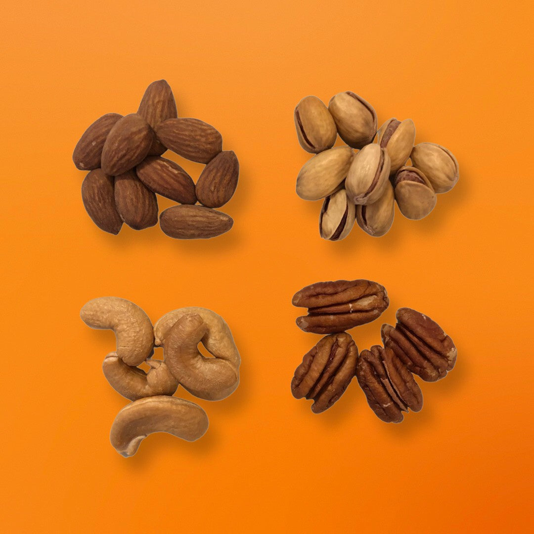 Snack On Nuts - Endurance Mixed Nuts, Nutrient-Dense Foods with 4 Simple Healthy Ingredients: Dry Roasted Almonds, Cashews, Pistachios, and Raw Pecans