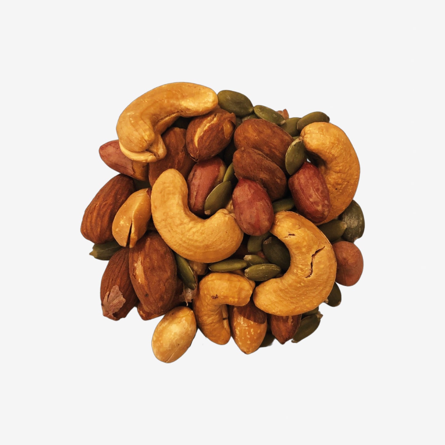 Snack On Nuts - Strength Mixed Nuts Blend with Premium Ingredients: Dry Roasted Almonds, Cashews, Peanuts, and Raw Pumpkin seeds